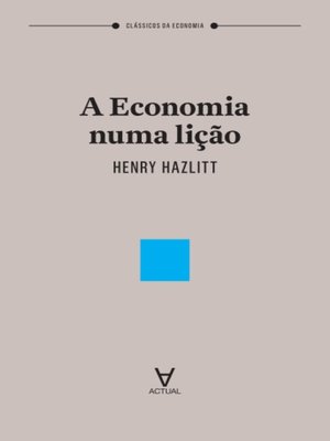cover image of A Economia numa Lição